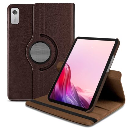 TGK Flip Cover for Lenovo Tablet M9 9 Inch (Brown, Dual Protection, Pack of: 1)