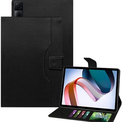 TGK Multi-Angle with Viewing Stand Leather Flip Case Cover for Redmi Pad 10.61 inch Tablet (Black)