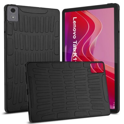 TGK Back Cover for Lenovo Tab K11 11 Inch (Black, Dual Protection, Pack of: 1)