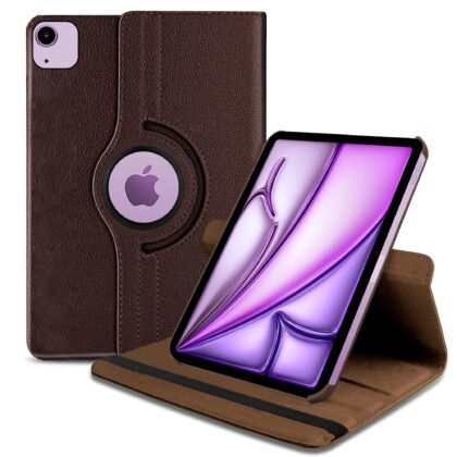 TGK Flip Cover for Apple iPad Air 11 inch M2 2024 (Brown, Dual Protection, Pack of: 1)