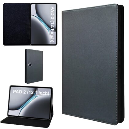 TGK Flip Cover for OnePlus Pad 2 12.1 inch Tablet (Grey, Dual Protection, Pack of: 1)