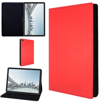 TGK Leather Stand Flip Case Cover for Honor PAD X8 10.1 inch Tablet (25.65 cm) (Red)