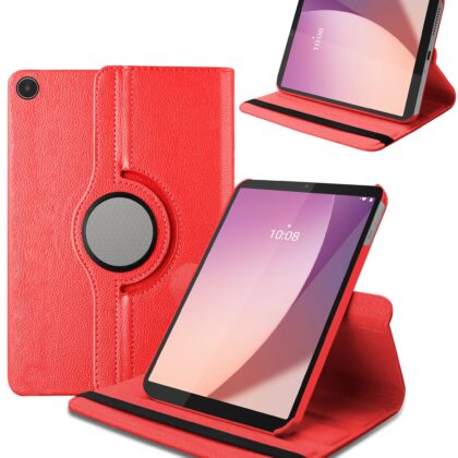 TGK Flip Cover for Lenovo Tab M8 4th Gen 8 Inch 2023 TB-300FU TB-300XU (Red, Dual Protection, Pack of: 1)