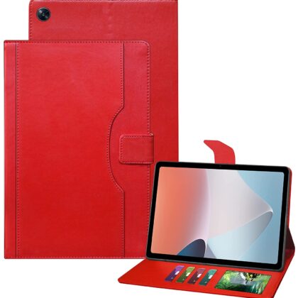 TGK Multi-Angle with Viewing Stand Leather Flip Case Cover for Oppo Pad Air 10.36 inch Tab (Red)