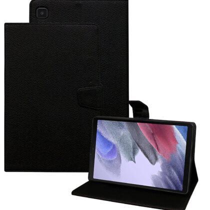 TGK Executive Adjustable Stand Leather Flip Case Cover for Samsung Galaxy Tab A7 Lite 8.7 inch 2021 (Black)
