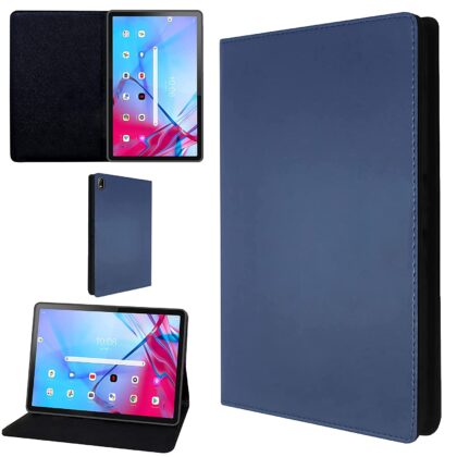 TGK Leather Stand Flip Case Cover for Lenovo Tab P11 5G FHD 11 inch (27.94 cm) Tablet (Blue)