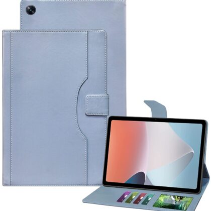 TGK Multi-Angle with Viewing Stand Leather Flip Case Cover for Oppo Pad Air 10.36 inch Tab (Sky Blue)