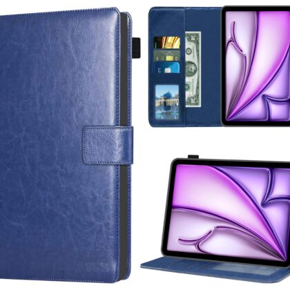 TGK Flip Cover for Apple iPad Air 11 inch (Blue, Pack of: 1)