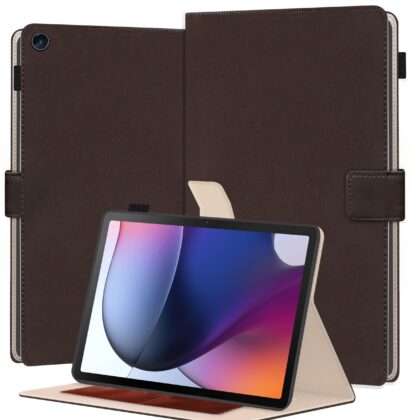 TGK Flip Cover for Motorola Tab G62 10.61 inch (Brown, Dual Protection, Pack of: 1)