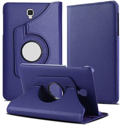 TGK 360 Degree Rotating Smart Leather Case Cover for Samsung Galaxy Tab S4 10.5 inch SM-T830, T835, T837 (Dark Blue)