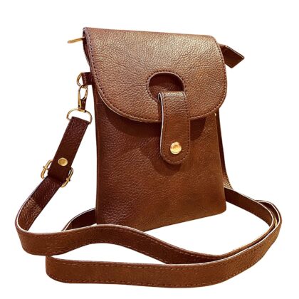 TGK Women’s Small Cross-Body Phone Bag Stylish PU Leather Mobile Cell Phone Holder Pocket Purse Wallet Sling Bag Mini Shoulder Bags