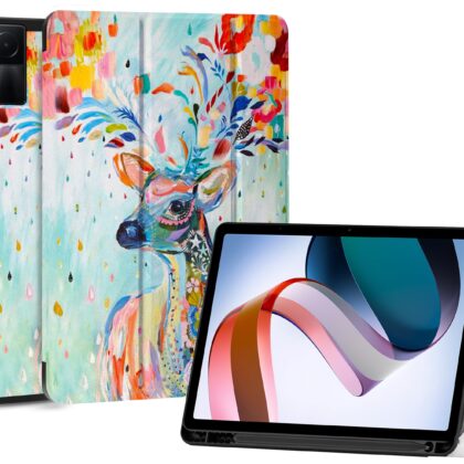 TGK Flip Cover for Redmi Pad 10.61 inch (Multicolor, Cases with Holder, Pack of: 1)