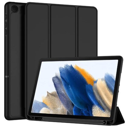 TGK Flip Cover for Samsung Galaxy Tab A8 10.5 inch (Black, Dual Protection, Pack of: 1)