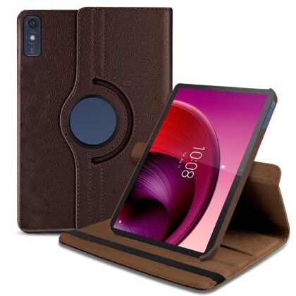 TGK Flip Cover for Lenovo M10 5G 10.61 inch (Brown, Dual Protection, Pack of: 1)