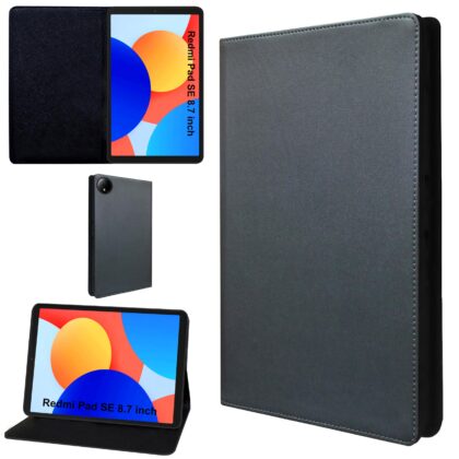 TGK Flip Cover for REDMI Pad SE 8.7 inch Tablet (Grey, Dual Protection, Pack of: 1)