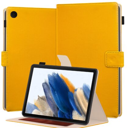 TGK Flip Cover for Samsung Galaxy Tab A8 10.5 inch (Yellow, Cases with Holder, Pack of: 1)