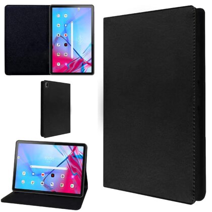 TGK Leather Stand Flip Case Cover for Lenovo Tab P11 5G FHD 11 inch (27.94 cm) Tablet (Black)
