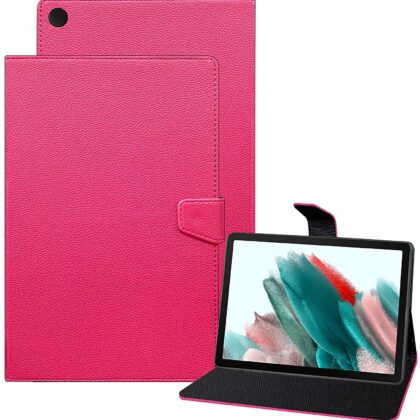 TGK Executive Adjustable Stand Leather Flip Case Cover for Samsung Galaxy Tab A8 10.5 inch [SM-X200/X205/X207] 2022 (Pink)