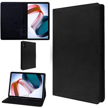 TGK Leather Flip Stand Case Cover for Redmi Pad 10.61 inch Tablet with Precise Cutouts (Black)