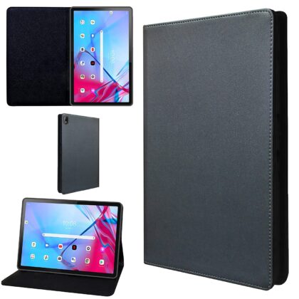 TGK Leather Stand Flip Case Cover for Lenovo Tab P11 5G FHD 11 inch (27.94 cm) Tablet (Grey)