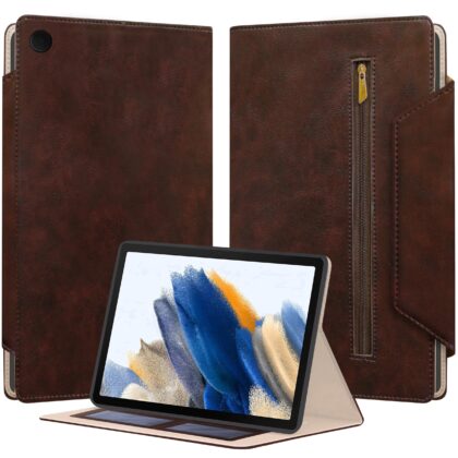 TGK Flip Cover for Samsung Galaxy Tab A8 10.5 inch (Brown, Dual Protection, Pack of: 1)
