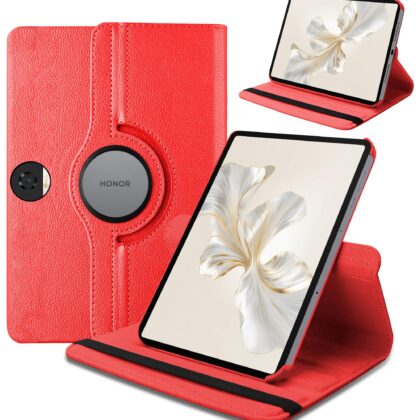TGK Flip Cover for Honor Pad 9 12.1 Inch (Red, Dual Protection, Pack of: 1)