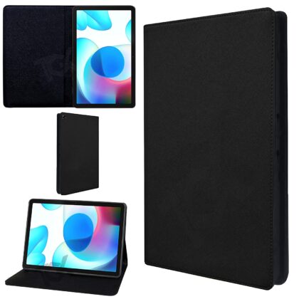 TGK Classy Design Leather Flip Case Cover for Realme Pad 10.4 inch (Black)