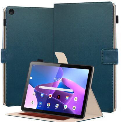 TGK Flip Cover for Lenovo Tab M10 FHD 3rd Gen 10.1 inch TB328FU TB328XU (Blue, Dual Protection, Pack of: 1)