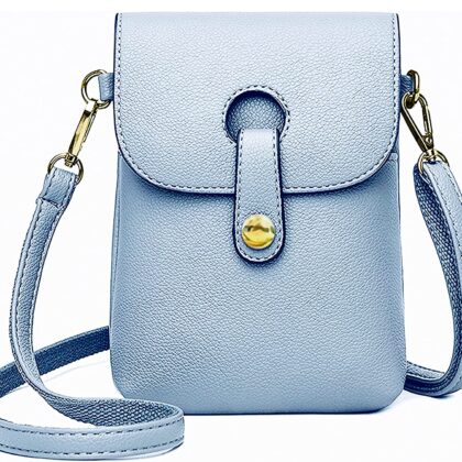 TGK Women’s Small Cross-Body Phone Bag Stylish PU Leather Mobile Cell Phone Holder Pocket Purse Wallet Sling Bag Mini Shoulder Bags
