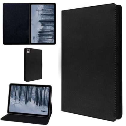 TGK Leather Stand Flip Case Cover for Nokia Tab T21 10.36 inch Tablet (Black)
