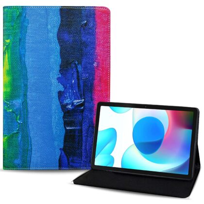 TGK Printed Classic Design Leather Stand Flip Case Cover for Realme Pad 10.4 inch (Pattern_3)