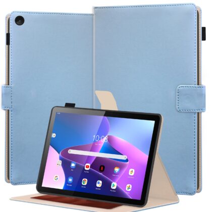 TGK Flip Cover for Lenovo Tab M10 FHD 3rd Gen 10.1 inch TB328FU TB328XU (Blue, Dual Protection, Pack of: 1)