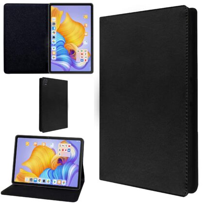 TGK Leather Stand Flip Case Cover for Honor Pad 8 12 inch Tablet, Black
