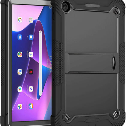 TGK Bumper Case for Lenovo Tab M10 Plus (3rd Gen) 10.61 Inch (Black, Dual Protection, Pack of: 1)
