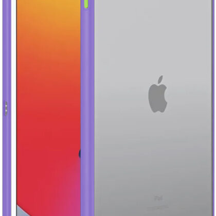 TGK Ultra Slim Case Back Cover for iPad 10.2 inch 2021 9th 8th 7th Gen (Purple)