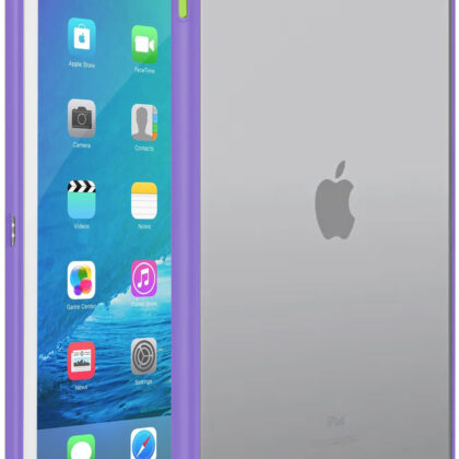 TGK Ultra Slim Case Back Cover for iPad Mini 1 2 3 7.9 inch A1432 A1455 A1454 A1489 A1601 A1490 A1491 A1599 A1600 (Purple)