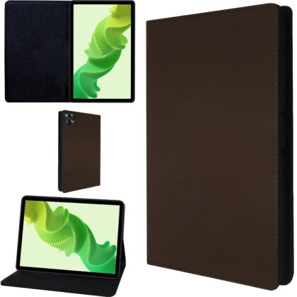 TGK PU Leather Flip Case Cover for realme Pad 2 11.5 inch Tablet (Brown)